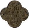 Notts Miners Badge - Clover Leaf
